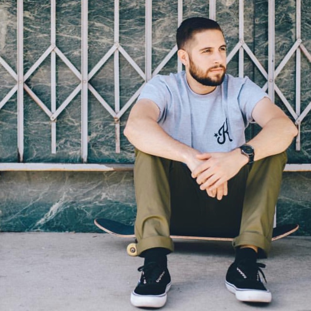 Olive green chino pants